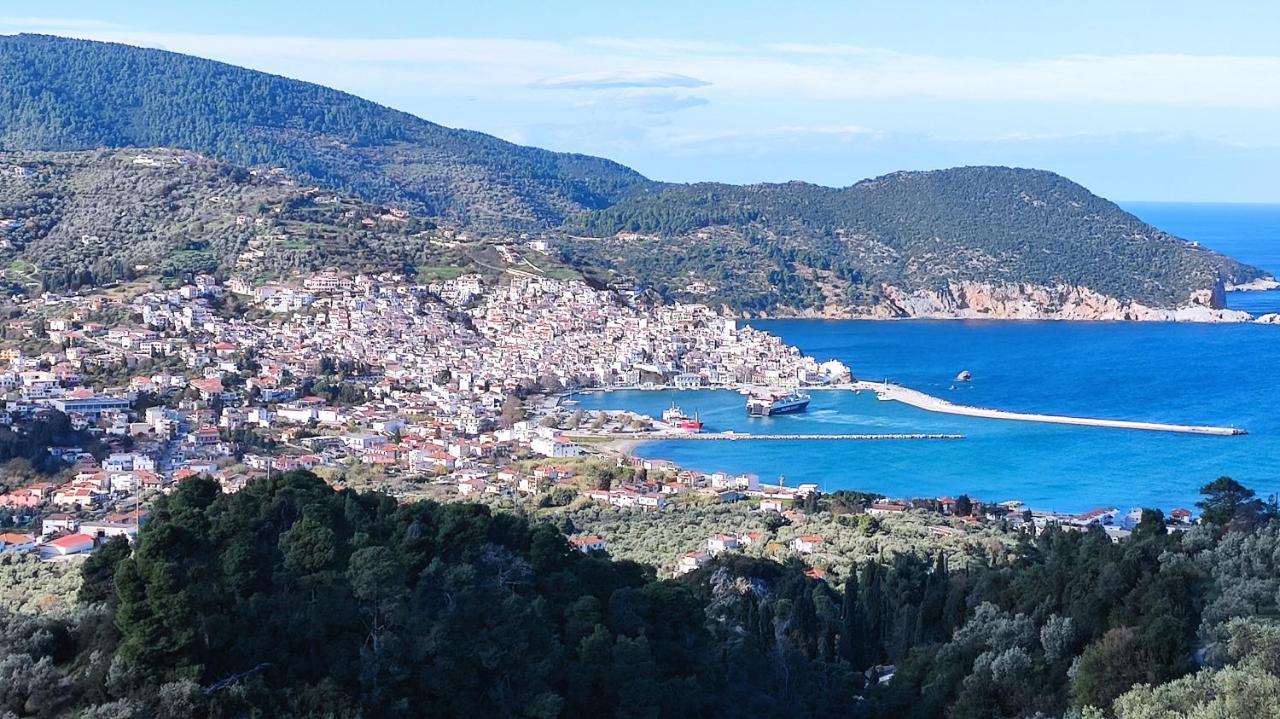 Oneiro Cottage Skopelos Town Exterior foto